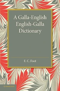 A Galla-english English-galla Dictionary