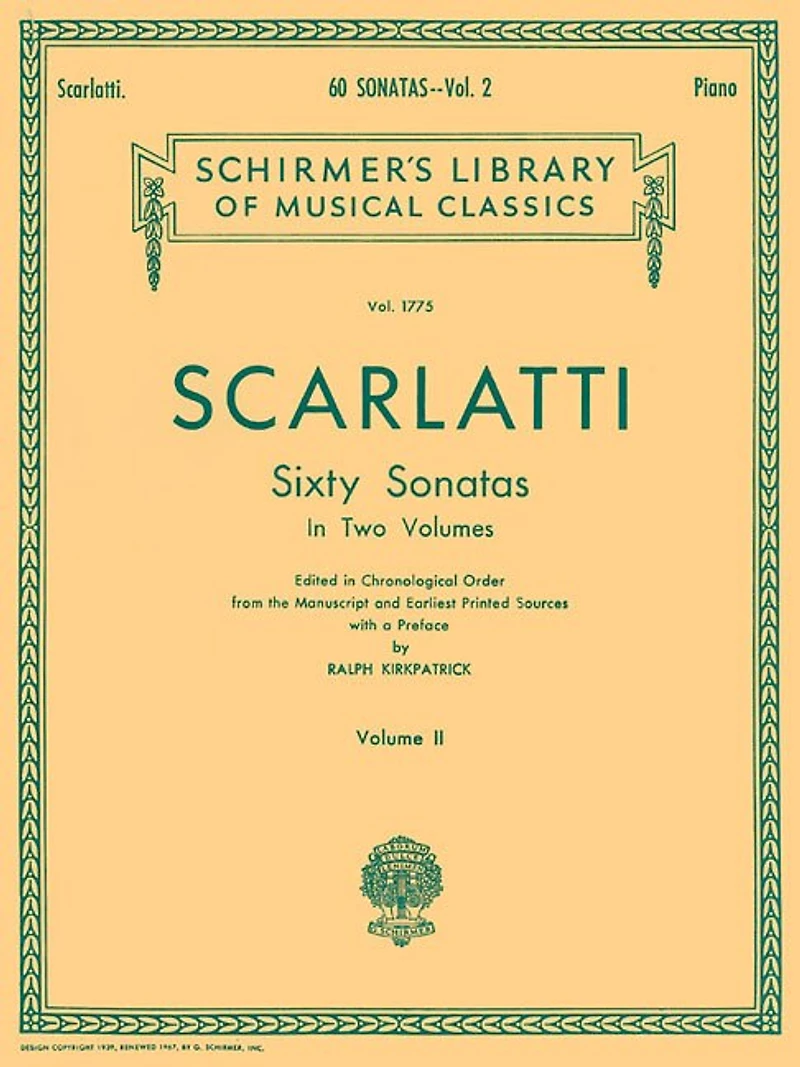 60 Sonatas - Volume 2: Schirmer Library of Classics Volume 1775 Piano Solo