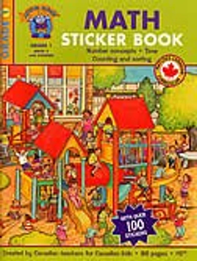 Active Minds: Math Sticker Book Grade 1