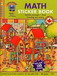 Active Minds: Math Sticker Book Grade 1