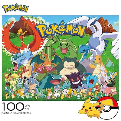 100pc Pokemon Puzzle - Fan Favorites