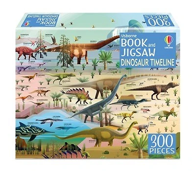 Usborne Book and Jigsaw: Dinosaur Timeline
