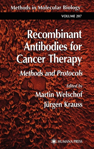 Recombinant Antibodies for Cancer Therapy: Methods and Protocols