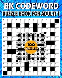 BK Codeword puzzle book for adults 1: Large print codebreaker puzzle book for adults & seniors - 100 Puzzle from (BK Bouchama)