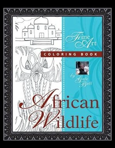 African Wildlife: Fine Art Coloring Book