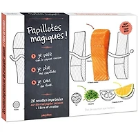Papillotes magiques !: je pose sur le papier cuisson,  je plie ma papillotte, je cuis au four