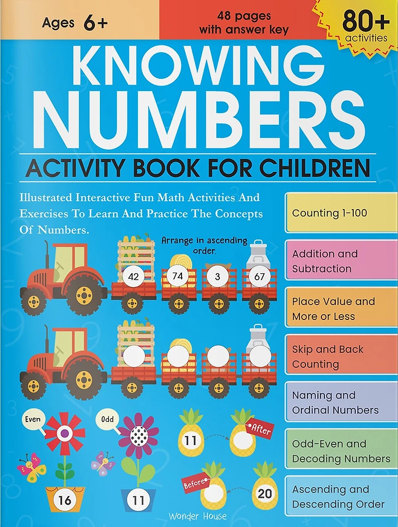 Knowing Numbers Activity Book For Children