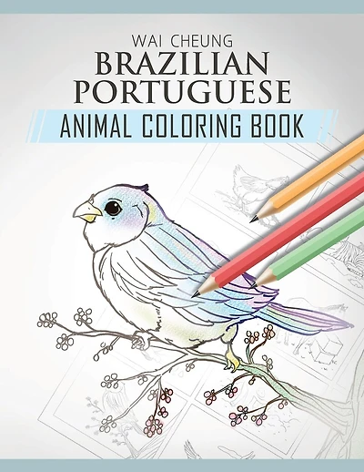 Brazilian Portuguese Animal Coloring Book