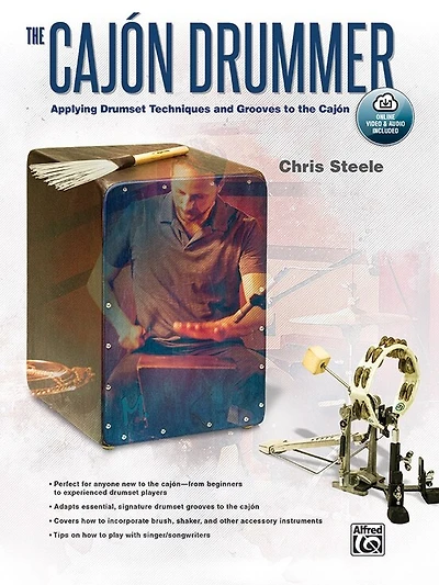 cajon*The Cajon Drummer: Applying Drumset Techniques and Grooves to the Cajon, Book and Online Media