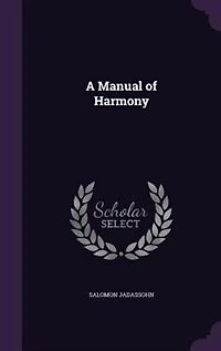 A Manual of Harmony
