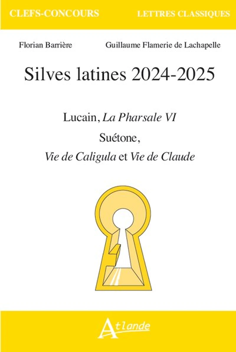 Sylves latines 2024-2025: Lucain, La Pharsale VI ; Suétone, Vie de Caligula et Vie de Claude