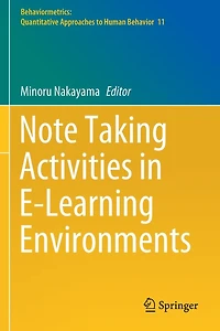 Note Taking Activities in E-Learning Environments