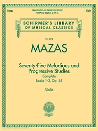 75 Melodious and Progressive Studies Complete, Op. 36: Schirmer Library of Classics Volume 2092