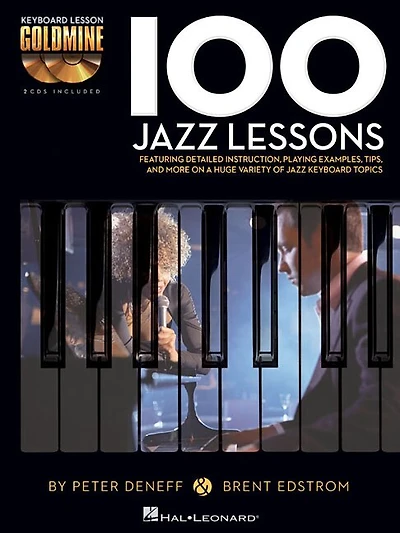 100 Jazz Lessons: Keyboard Lesson Goldmine Series Book/online Audio