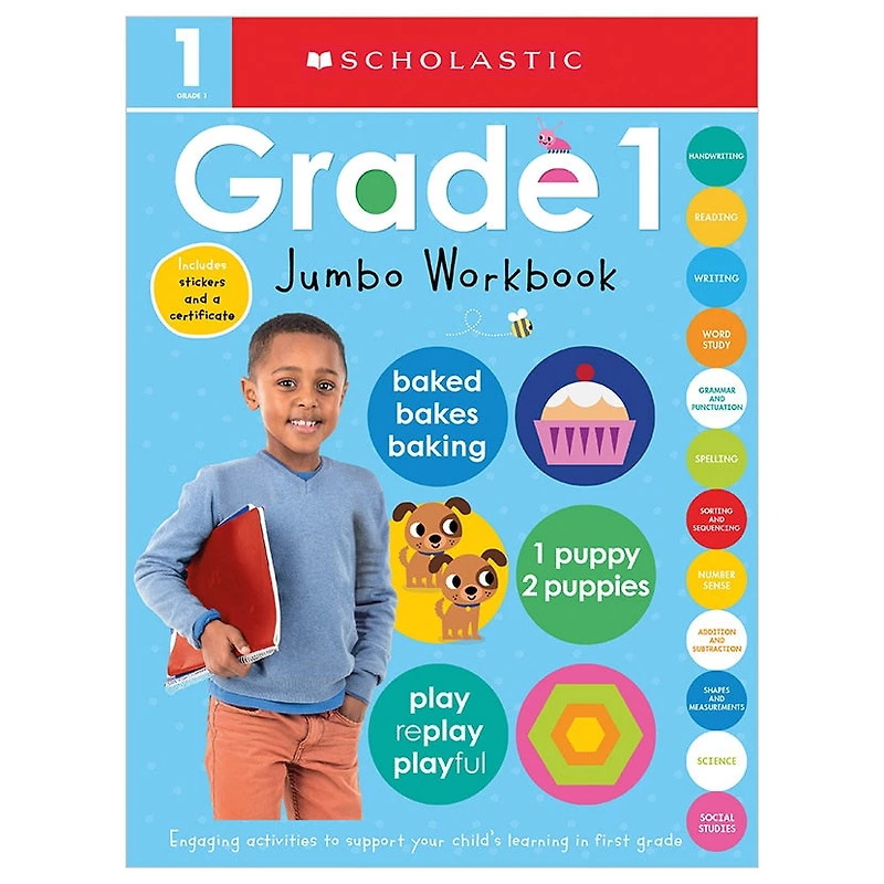 First Grade Jumbo Workbook: Scholastic Early Learners (Jumbo Workbook)