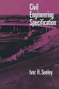 Civil Engineering Specification