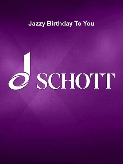 Jazzy Birthday to You Piano Solo