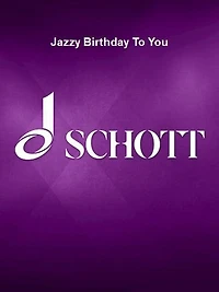 Jazzy Birthday to You Piano Solo