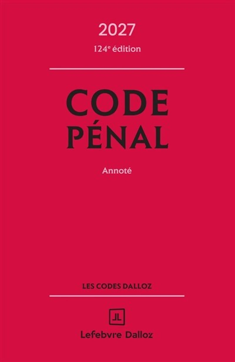 Code pénal 2027, annoté