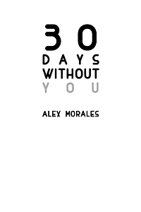 30 Days Without You