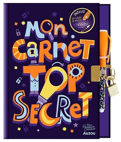 Ma papeterie créative : Mon carnet top secret: Mon carnet top secret