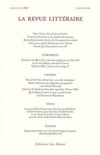 Revue littéraire (La), n°16