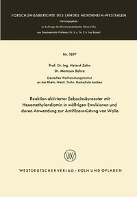 Reaktion aktivierter Sebacinsäureester mit Hexamethylendiamin in wäßrigen Emulsionen und deren Anwendung zur Antifilzausrüstung von Wolle