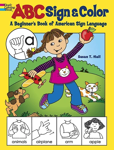 ABC Sign and Color: A Beginner's Book of American Sign Language