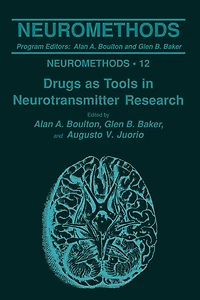 Drugs as Tools Neurotransmitter Research