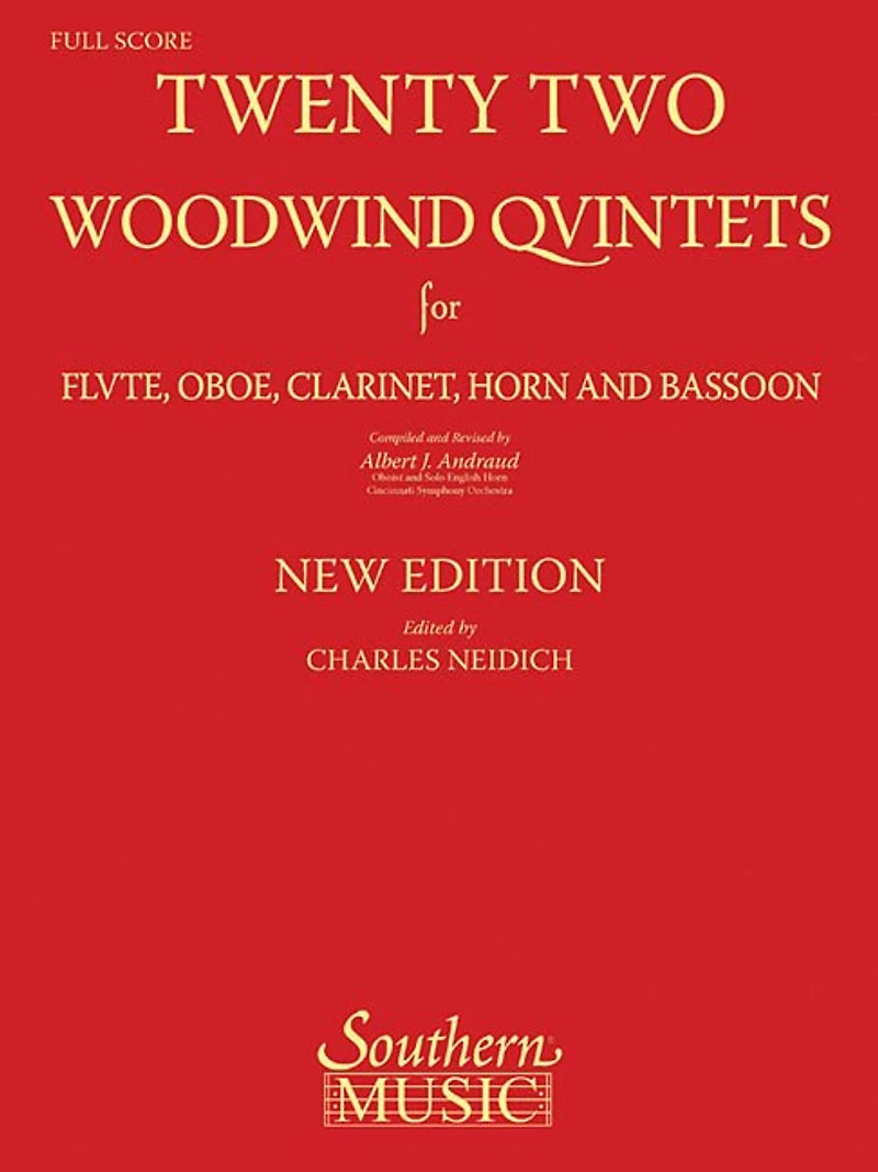 22 Woodwind Quintets - New Edition: Woodwind Quintet