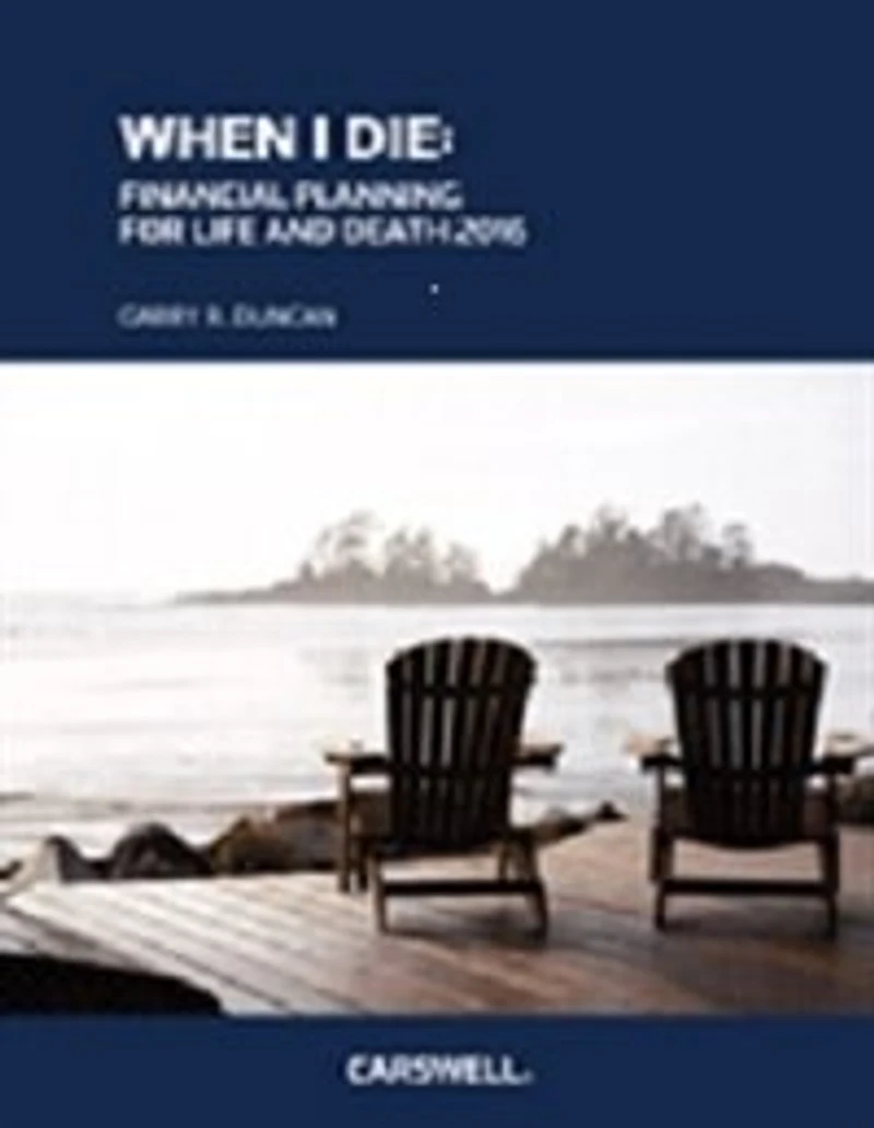 When I Die Financial Planning, 2017