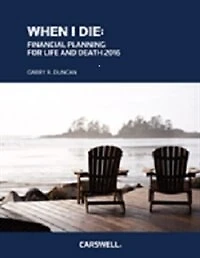 When I Die Financial Planning, 2017