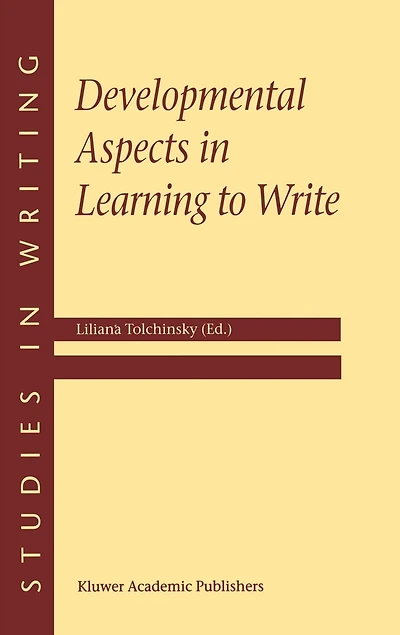 Developmental Aspects Learning To Write