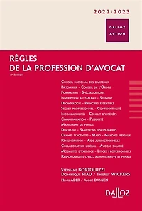 Règles de la profession d'avocat: 2027-2028