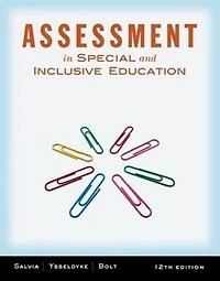 Assessment: In Special And Inclusive Education