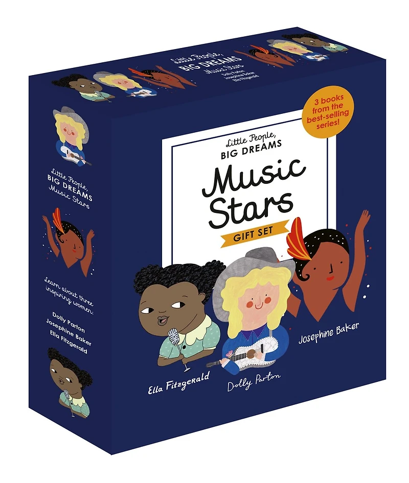 Little People, BIG DREAMS: Music Stars: 3 books from the best-selling series! Ella Fitzgerald - Dolly Parton Josephine Baker