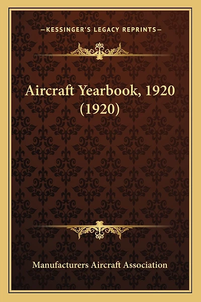 Aircraft Yearbook, 1920 (1920)
