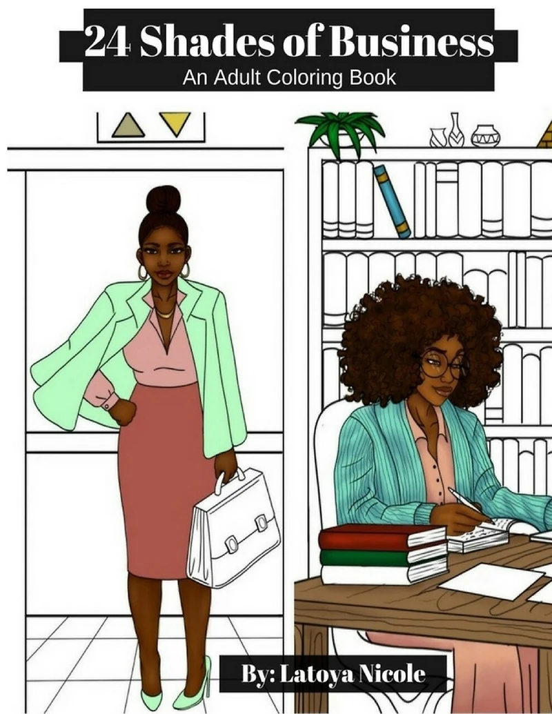 24 Shades of Business: An Adult Coloring Book