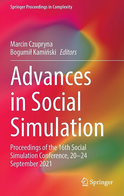 Advances Social Simulation: Proceedings Of The 16th Simulation Conference, 20-24 September 2021