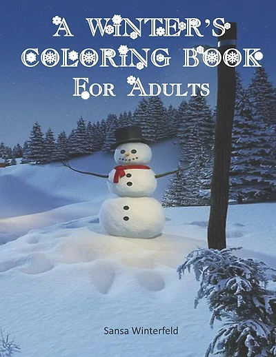 A Winter's Coloring Book For Adults: Winter Mandala Designs High Quality, Crisp and Clean Designs
