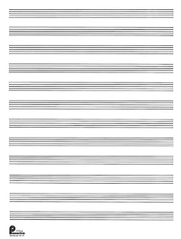 1. Manuscript Paper: 12-stave (formerly #51): Passantino Manuscript Paper