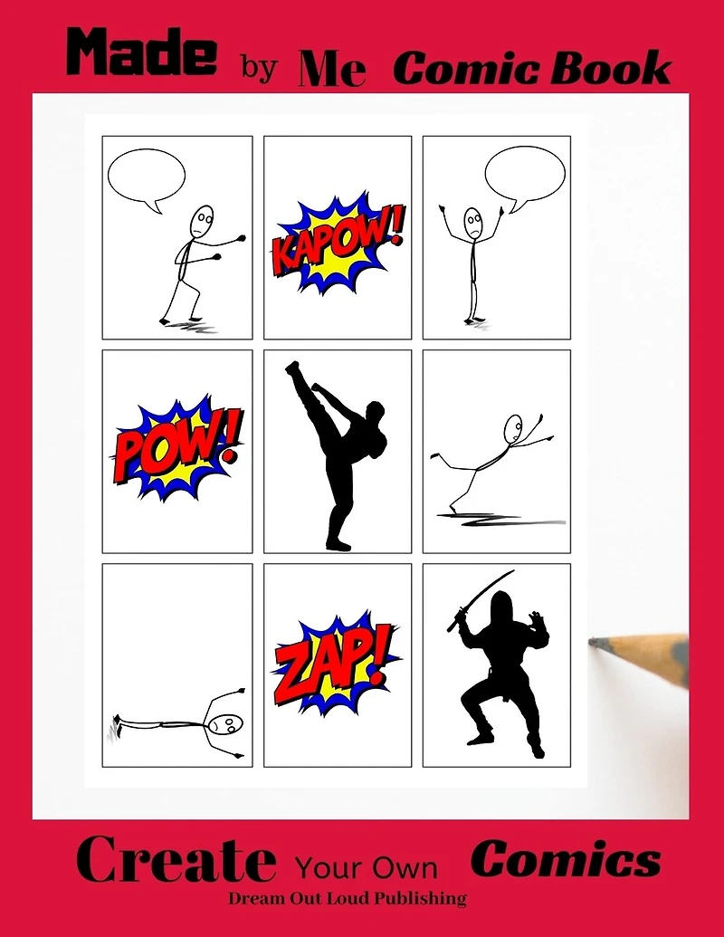 Made by Me Comic Book: Create Your Own Comics