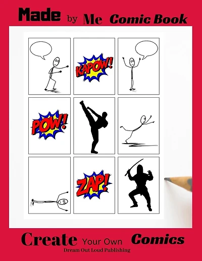 Made by Me Comic Book: Create Your Own Comics