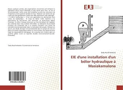 EIe d'une installation d'un belier hydraulique A Masiakamalona