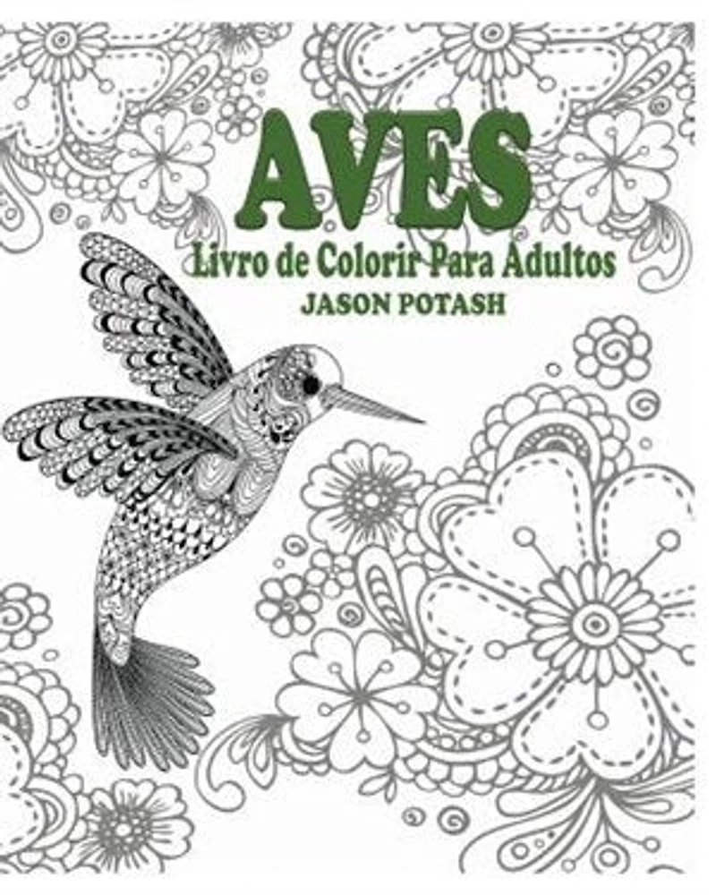 Aves Livro de Colorir Para Adultos