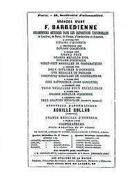 1886 Catalog of the French Bronze Foundry of F. Barbedienne of Paris