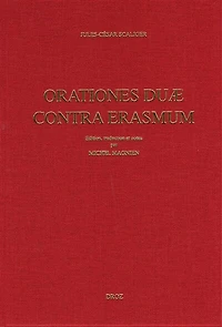 Oratio pro. M. Tullio Cicerone contra Des. Erasmum (1531) ; Adversus Des. Erasmi Roterod. Dialogum Ciceronianum oratio secunda (1537) / Préface de Jacques Chomarat
