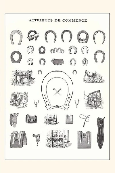 Vintage Journal Horseshoes