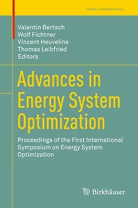 Advances Energy System Optimization: Proceedings of the first International Symposium on Optimization