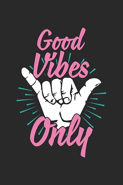 Good Vibes Only: Recipe Paper (6x9 Inches) with 120 Pages